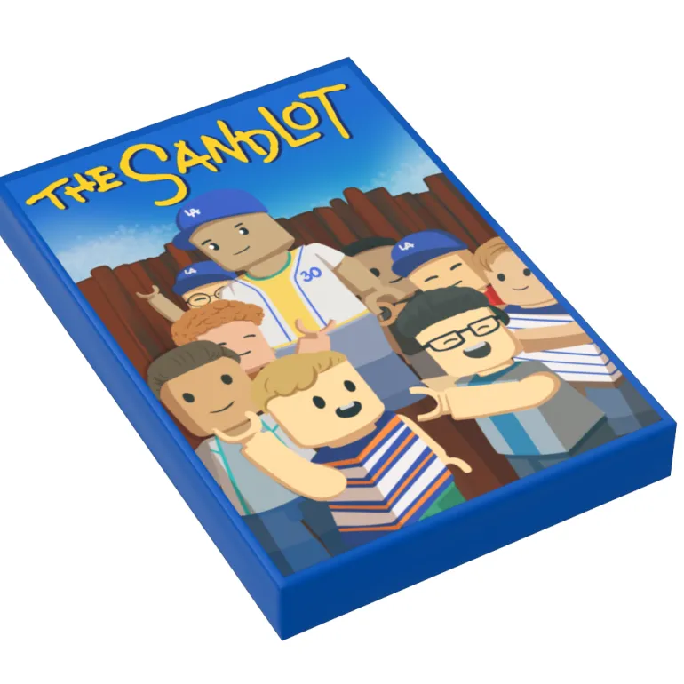 The Brick Show Shop Polar Express Movie Cover (2x3 Tile) - B3 Customs using LEGO bricks
