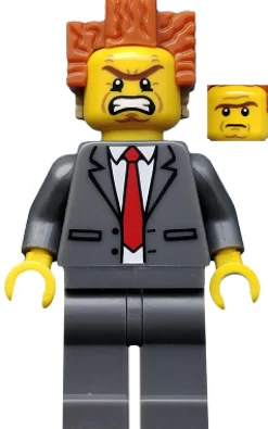 The Brick Show Shop President Business (Frowning) - LEGO Movie Collectible Minifigure