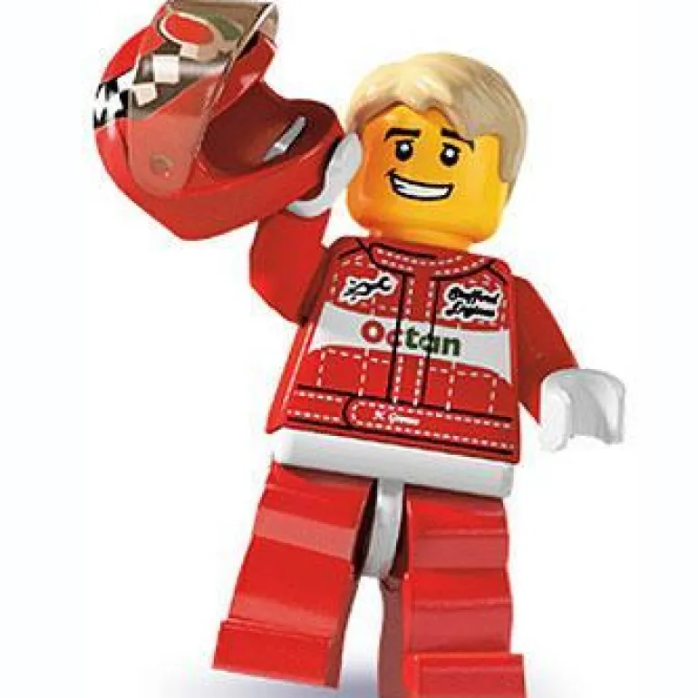 The Brick Show Shop Race Car Driver - Series 3 LEGO Collectible Minifigure (2011)