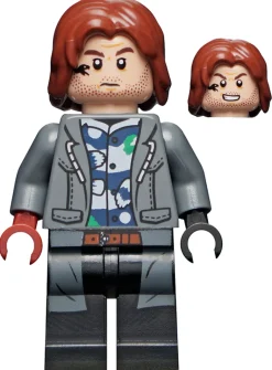 The Brick Show Shop Rainn Delacourt (Coat w/ Blue & White Shirt, Dominion) - LEGO Jurassic