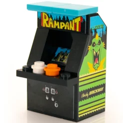The Brick Show Shop Rampant - B3 Customs Arcade Machine made using LEGO parts