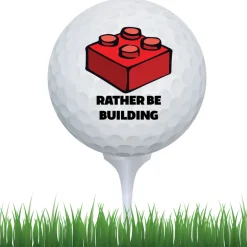 The Brick Show Shop Rather Be Building Golf Ball
