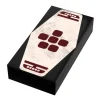 The Brick Show Shop Red 6 Sabacc Card Custom Printed 1x2 Tile made using LEGO part - B3 Cu