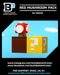 The Brick Show Shop Red Mushroom Power Pack