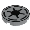 The Brick Show Shop Republic Crest - Custom Printed Star Wars 2x2 Round Tile