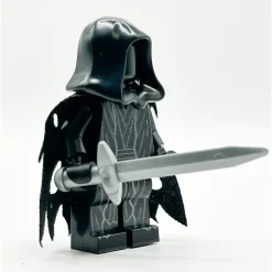 The Brick Show Shop Ringwraith / Nazgul LOTR Minifig made using LEGO parts - B3 Customs