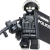 The Brick Show Shop Riot Control Swat Police Officer - Custom LEGO Military Minifig