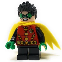 The Brick Show Shop Robin (Green Mask + Hands, Short Legs) - LEGO DC Comics Minifigure (20