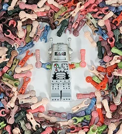 The Brick Show Shop Robot Arms + Should Peg - BrickArms
