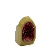 The Brick Show Shop Rock 1 x 1 Geode w/ Molded Glitter Trans-Dark Pink Crystals Pattern -