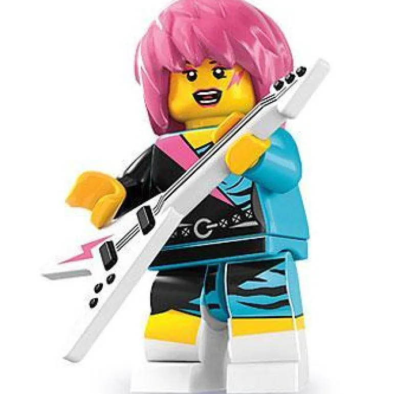 The Brick Show Shop Rocker Girl - Series 7 LEGO Collectible Minifigure (2012)