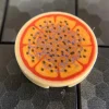 The Brick Show Shop Sausage & Onions Pizza Pie - Custom (2x2 Round Tile)