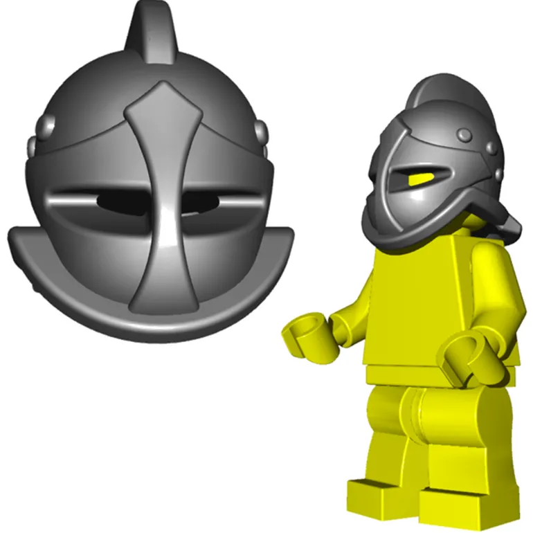 The Brick Show Shop Secutor Gladiator Helmet for LEGO Minifigures