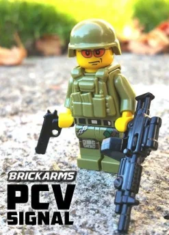 The Brick Show Shop Sidearm - LCV (Lightweight Combat Vest) for LEGO Minifigures - BrickArms