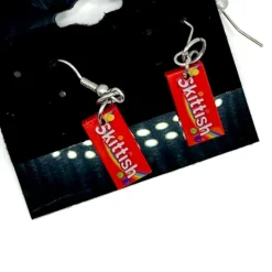 The Brick Show Shop Skittish Candy Earrings made from LEGO Bricks - B3 Customs