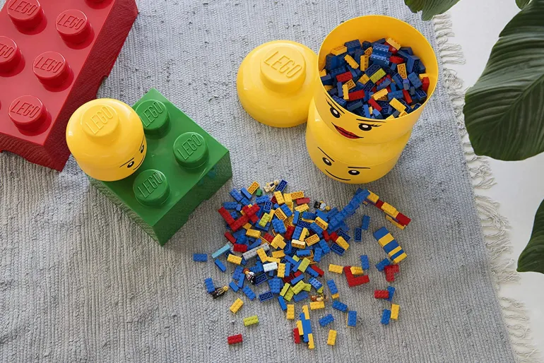 The Brick Show Shop Small LEGO Storage Girl Head - Room Copenhagen