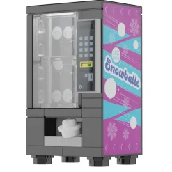 The Brick Show Shop Snowballs Minifig Vending Machine made using LEGO parts - B3 Customs