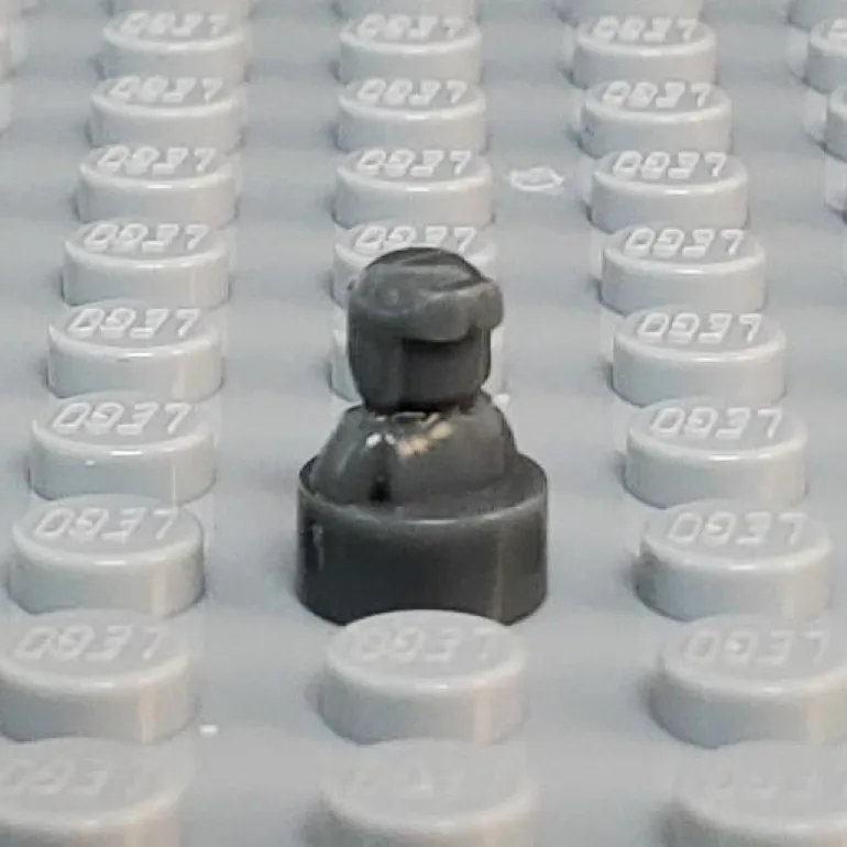 The Brick Show Shop Soldier Emerging from Hatch - Nano Military Soldier for LEGO