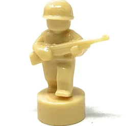 The Brick Show Shop Soldier Walking with Rifle Up - Nano Military Soldier for LEGO