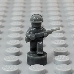 The Brick Show Shop Soldier Walking with Rifle Up - Nano Military Soldier for LEGO