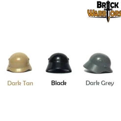 The Brick Show Shop Stahlhelm German WW2 Helmet - LEGO Compatible (Brick Warriors)