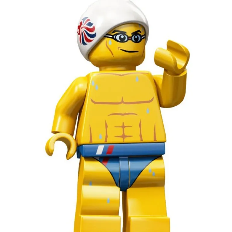 The Brick Show Shop Stealth Swimmer, Team GB - LEGO Olympic Collectible Minifigure (2012)