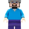 The Brick Show Shop Steve (Iron Helmet) - LEGO Minecraft Minifigure (2015)