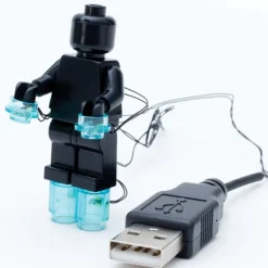 The Brick Show Shop Super Hero Lights (Blue) for LEGO Minifigures
