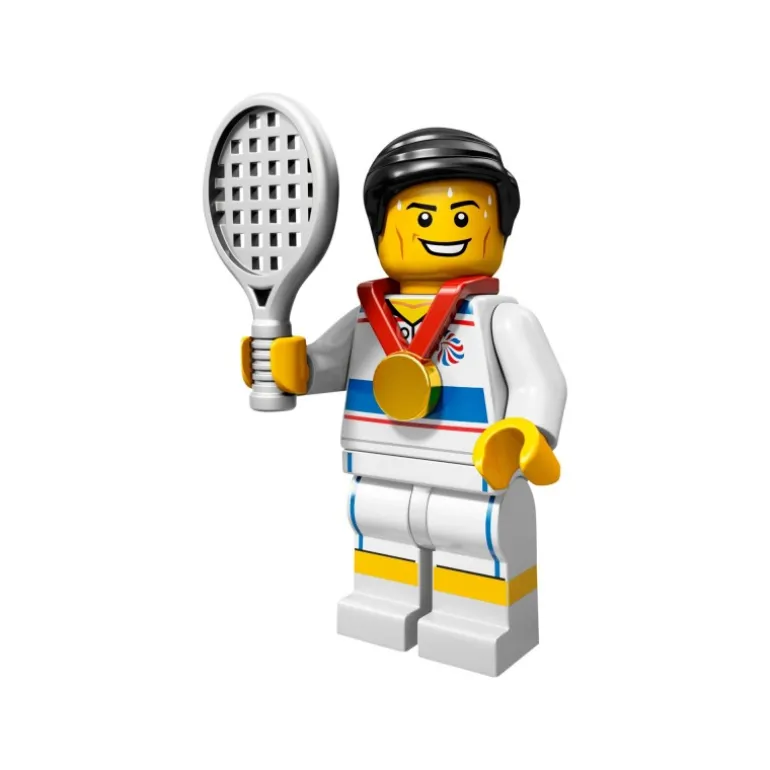 The Brick Show Shop Tactical Tennis Player, Team GB - LEGO Olympic Collectible Minifigure
