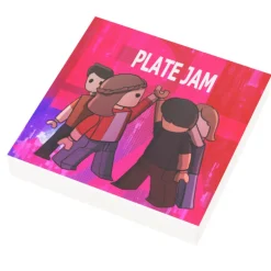 The Brick Show Shop Tile Jam, Ten Custom Music Album Cover (2x2 Tile) made using LEGO part