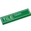 The Brick Show Shop Tile Terrace Street Sign made with LEGO part (1x4 Tile) - B3 Customs