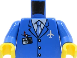 The Brick Show Shop Torso Airplane Crew Male - Official LEGO® Part