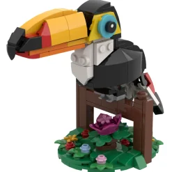 The Brick Show Shop Toucan - Custom Building Set using LEGO parts