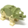 The Brick Show Shop Triceratops (Olive Green) - LEGO Jurassic World Dinosaur Minifigure (2