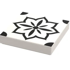 The Brick Show Shop Turkish Kitchen Flooring / Wallpaper #3 - B3 Customs® Printed 2x2 Tile