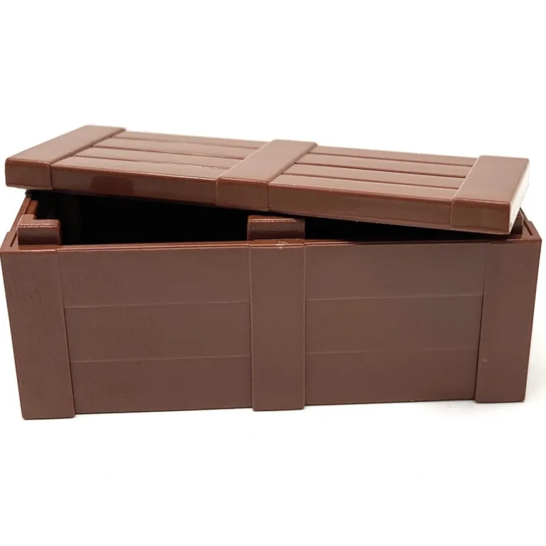 The Brick Show Shop Weapon Crate w/ Lid for LEGO Minifigures - LEGO Compatible