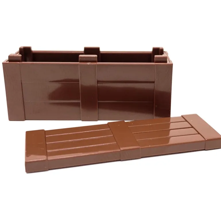 The Brick Show Shop Weapon Crate w/ Lid for LEGO Minifigures - LEGO Compatible