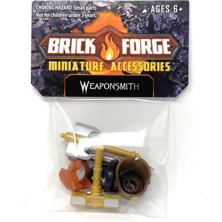 The Brick Show Shop Weaponsmith - Dwarf Warrior Minifig Pack - BrickForge