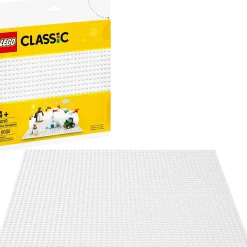 The Brick Show Shop White LEGO Baseplate - 32 x 32 Studs (11026)