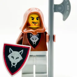 The Brick Show Shop Wolfpack Bandit (Halberd) - Custom Castle Minifigure