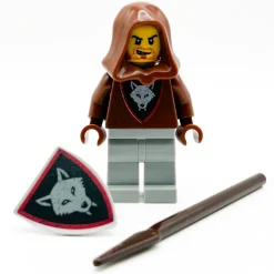 The Brick Show Shop Wolfpack Bandit (Spear) - Custom Castle Minifigure