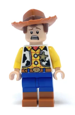 The Brick Show Shop Woody (Scared Face) - LEGO Disney Pixar Toy Story 4 Minifigure