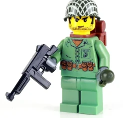 The Brick Show Shop WW2 Marine Soldier - Custom LEGO Military Minifigure