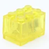 The Brick Show Shop Yellow Light-Up 2x3 Brick (Yellow Light) - Compatible w/ LEGO