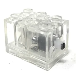 The Brick Show Shop Yellow Light-Up 2x3 Brick (Yellow Light) - Compatible w/ LEGO