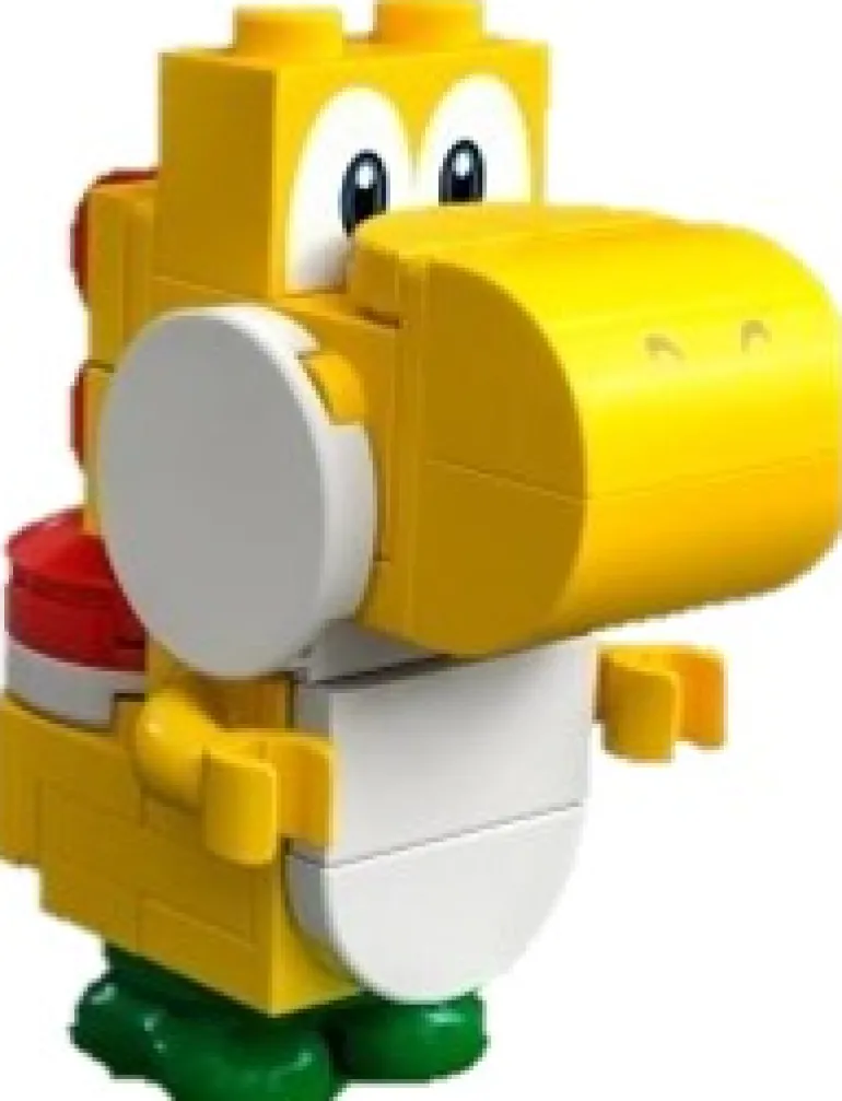 The Brick Show Shop Yellow Yoshi - LEGO Super Mario Character Minifigure (2024)
