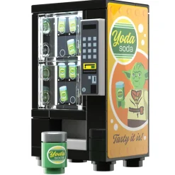The Brick Show Shop Yoda Soda Vending Machine Building Set made using LEGO parts - B3 Cust