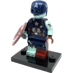 The Brick Show Shop Zombie Captain America - LEGO Marvel Collectible Minifigure (Series 1)