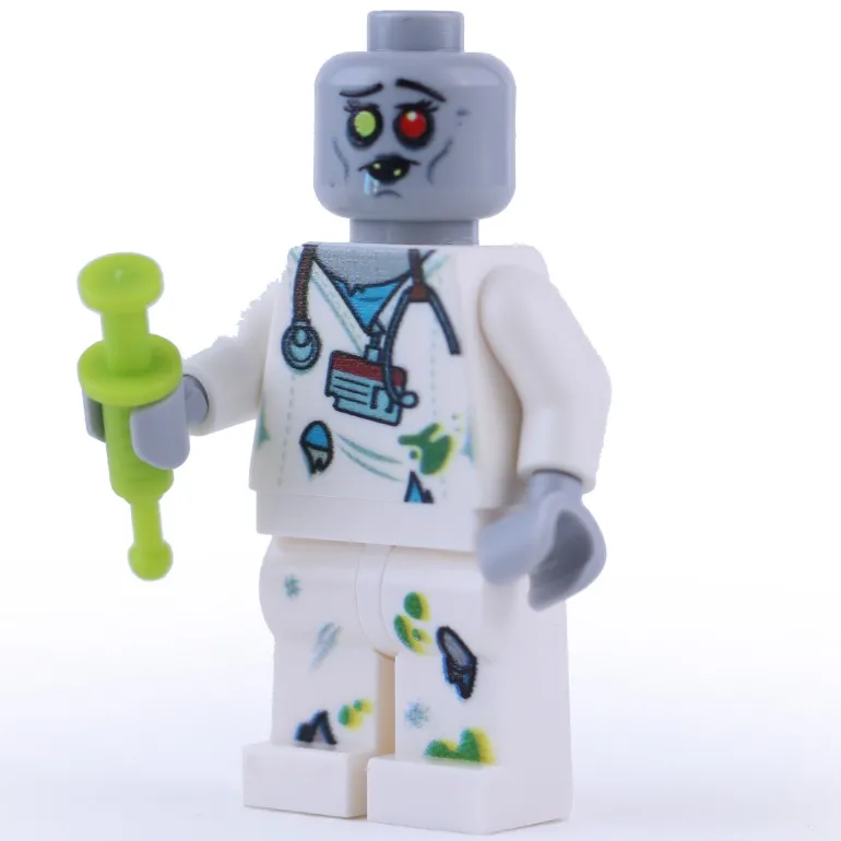 The Brick Show Shop Zombie Nurse - Custom Minifig made using LEGO parts